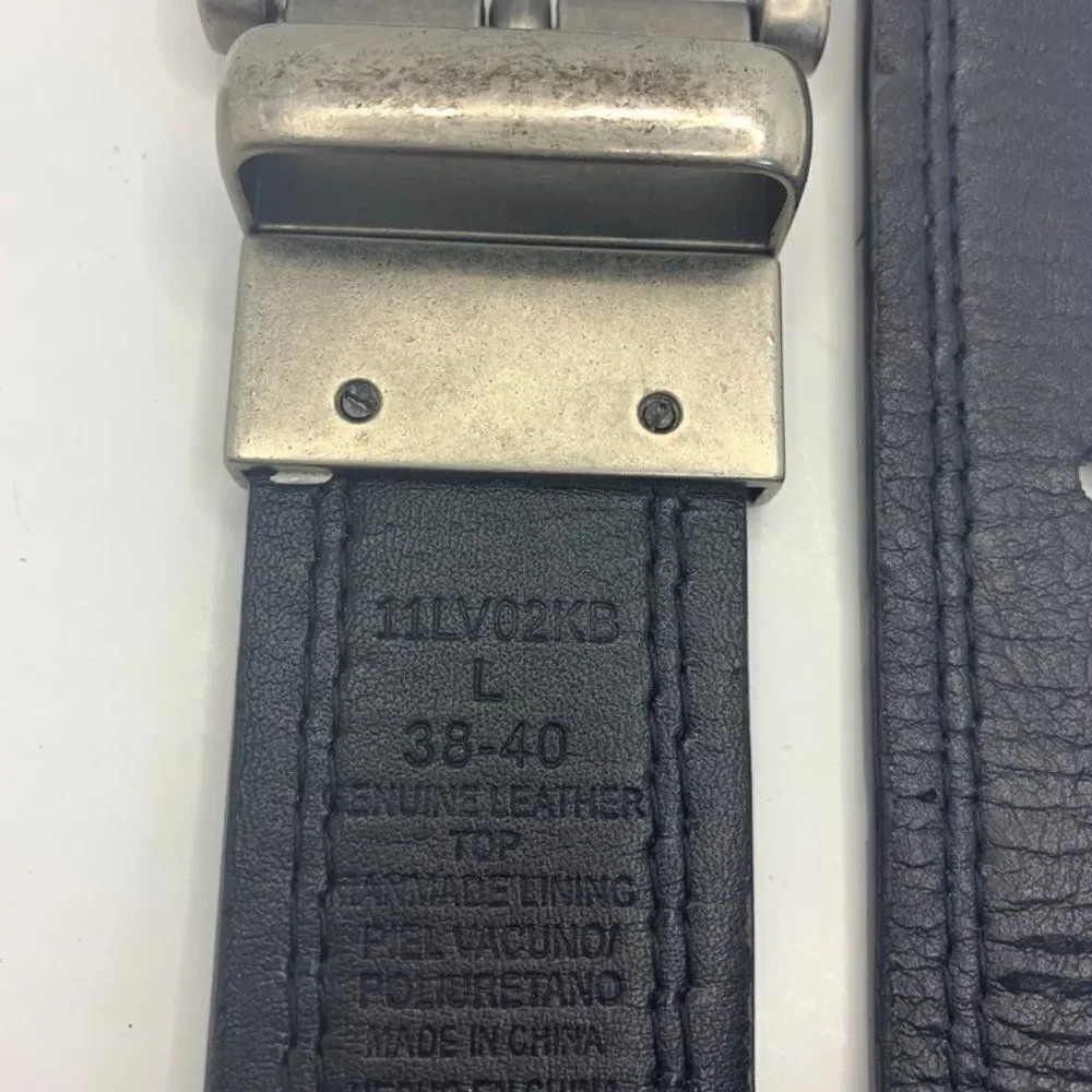 Levis Black and Brown Leather Reversible Belt